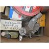 Image 6 : LOT OF MISC ITEMS (AIR FILTERS, WATER PUMP, SLEDGE HAMMERS, ETC)