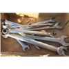 Image 2 : LOT OF LARGE OPEN ENDED WRENCHES (ALLOY STEEL CANADA) *GRAY CANADA*