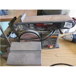 LOT OF 2 SANDERS (CRAFTSMAN) *4  BELT* (6  DISC)