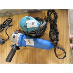 METAL ANGLE GRINDING DISC AND PALM SANDER (MASTERCRAFT)