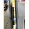 Image 1 : LOT OF SMALL TOOLS (SQUARE ONE MEASURE, LEVELER, TOOL KIT)  *MISSING HAMMER AND CUTTING BLADE*
