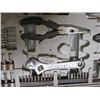 Image 7 : LOT OF SMALL TOOLS (SQUARE ONE MEASURE, LEVELER, TOOL KIT)  *MISSING HAMMER AND CUTTING BLADE*