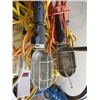 Image 2 : LOT OF SHOP SUPPLIES (2 X TROUBLE LIGHTS, 2 X POWER BARS, 6 X EXTENSION CORDS)