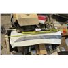 Image 1 : LOT OF AUTO SUPPLIES (SEAT BELTS, BRAKE PADS AND SHOES, U-JOINTS, BELTS, ETC)