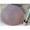 Image 2 : WOOD SAW BLADE WITH BRACKET ASSEMBLY (BLADE SHARPENED AND MANDREL) *27" BLADE DIAMETER*