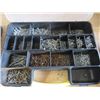 Image 3 : LOT OF 3 STORAGE ORGANISERS (CONTENTS INCLUDED; BOLTS, SCREWS, NAILS, ETC)