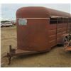 Image 1 : LIVESTOCK TRAILER (BUMPER PULL)