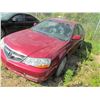 Image 1 : 2002 Acura 3.2 TL (red) SALVAGE
