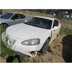 2007 Pontiac Grand Prix (white) SALVAGE