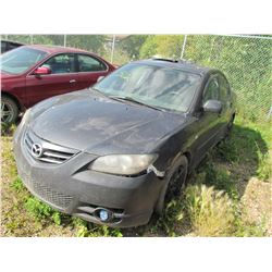 2005 Mazda 3 (blue) SALVAGE