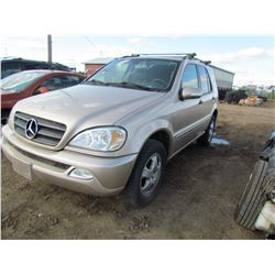 2002 MERCEDES ML320 (GOLD)