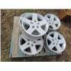 Image 1 : LOT OF FIVE (5) JEEP RIMS - 18" 5 BOLT W/ TPMS