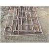 Image 2 : LOT OF THREE LIVESTOCK PANELS - TWO 12'X5' (SOME BENDS) ONE 11'X5' (ROUND TUBE)