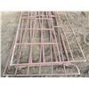 Image 3 : LOT OF THREE LIVESTOCK PANELS - TWO 12'X5' (SOME BENDS) ONE 11'X5' (ROUND TUBE)