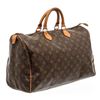 Image 1 : Louis Vuitton Monogram Canvas Leather Speedy 40 cm Bag