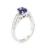 Image 4 : 2.42 ctw Sapphire and Diamond Ring - 14KT White Gold
