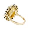 Image 3 : 4.80 ctw Opal, Sapphire, and Diamond Ring - 14KT Yellow Gold