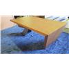 Image 10 : Wood Top Desk w/ Abstract Drawers 84"L x 38.5"W x 30"H
