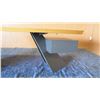 Image 2 : Wood Top Desk w/ Abstract Drawers 84"L x 38.5"W x 30"H