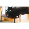 Image 10 : Ekornes Luxury Brown Leather Rolling Office Chair