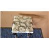 Image 3 : Century Furniture Side Table w/ Natural Stone-Top , 14" x 14" x 26"H (corner chipped)