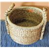 Image 1 : Circular Woven Basket 22" Dia, 14"H