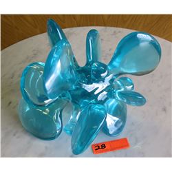 Small Blue Jonathan Adler Acrylic Accent Décor