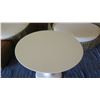 Image 3 : White Cattelan Italia Round Pedestal Table, 39" Dia, 30"H