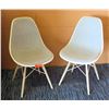 Image 1 : Qty 2 Eames Upholstered Chairs