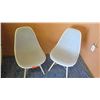 Image 2 : Qty 2 Eames Upholstered Chairs