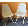 Image 1 : Qty 2 Eames Upholstered Chairs