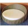 Image 1 : Large Perennials Outdoor Rattan Lounge Chair (seat 59" dia)