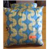 Image 1 : Qty 2 Pacific Home Throw Pillows (Blue/Yellow)