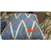 Image 2 : Qty 3 Matching Blue & White Throw Pillows, Pacific Home