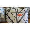 Image 2 : Qty 3 Matching Throw Pillows (Grey Abstract Lines)