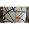 Image 2 : Qty 3 Matching Throw Pillows (Blue Abstract Lines)
