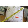 Image 2 : Qty 2 White & Gold Starfish Throw Pillows