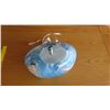 Image 4 : Blue/White 'Watercolor' Swirl Glass Lamp (this is the smalle of the two)