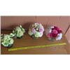 Image 9 : Qty 4 Misc. Faux Flower Arrangements