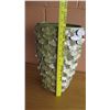 Image 6 : Large Irridescent Ceramic Vase w/Scale-Pattern Overlay, 16"H ($207 Retail)
