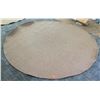 Image 1 : Large Circular Woven Rug, 96" Dia.