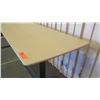 Image 8 : Long Wooden Table w/ Metal Legs, 94"L x 23.5"W x 29"H