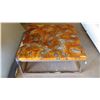 Image 2 : Square Coffee Table w/ Solid Wood & Resin Top 43" x 43" x 18"H