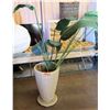 Image 1 : Faux Plant Leaves w/ Artie Rattan Vase 24" H