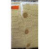Image 2 : Cream Knit Throw Pillow w/ Buttons