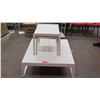 Image 8 : Extendable Dining Table, Coffee Table, w/ 2 Benches 35.5" x 35.5" x 16"H