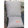 Image 1 : Qty 2 Grey Throw Pillows