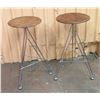 Image 1 : Qty 2 Sisman Supersputnik Designer Barstools 24.5"H