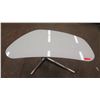 Image 2 : Cattelan Italia Modern Frosted Glass Desk, 51"L x 28.5"H