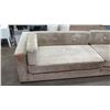 Image 2 : Oversized Upholstered Chenille Sofa 122"L x 38.5"D x 26"H